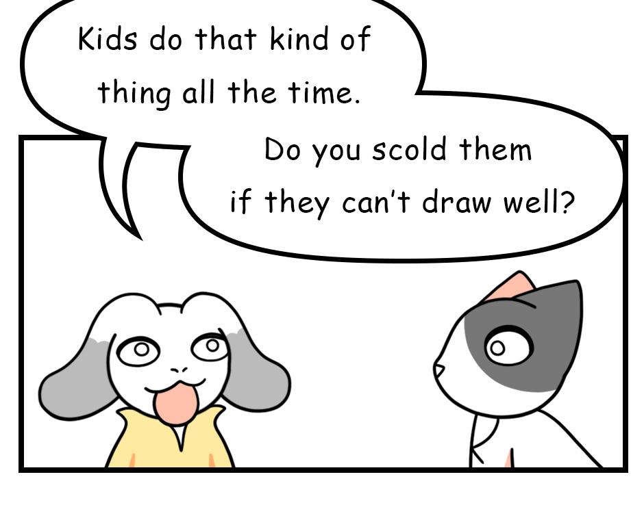 Mikesaka Art Class (◆Episodes are about art methods.) - Episode 138, Page 5: 108. Cheek Covers(1/2)