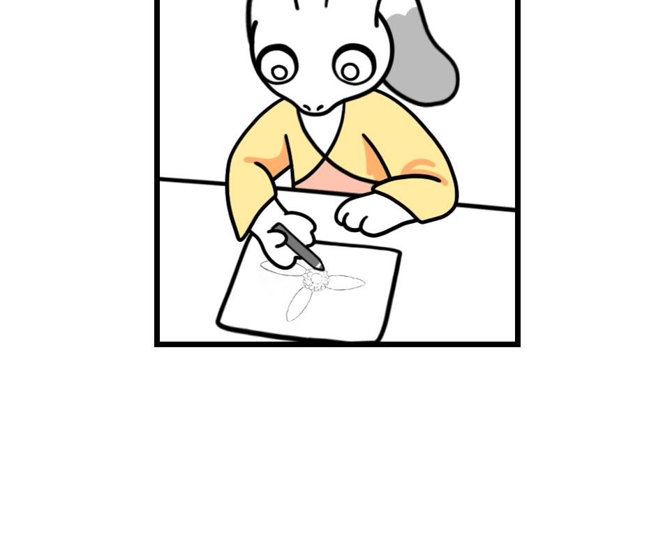 Mikesaka Art Class (◆Episodes are about art methods.) - Episode 140, Page 6:  109. ◆Sketching a Gerbera