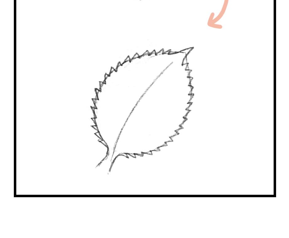 Mikesaka Art Class (◆Episodes are about art methods.) - Episode 148, Page 5: 115. ◆Sketching Leaves