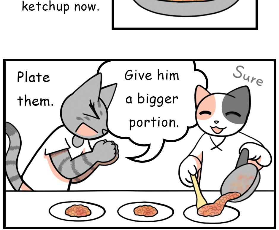 Mikesaka Art Class (◆Episodes are about art methods.) - Episode 157, Page 7: 124. The Omurice Recipe