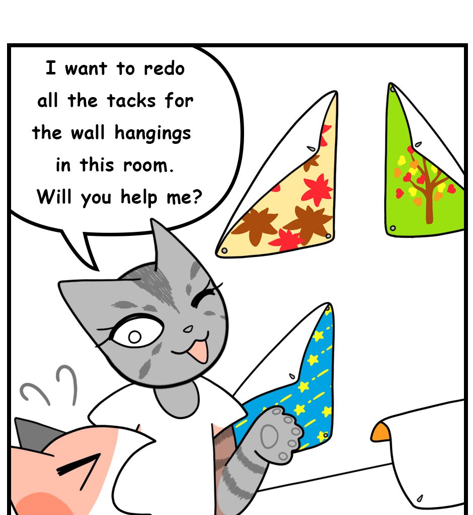 Mikesaka Art Class (◆Episodes are about art methods.) - Episode 158, Page 8: 125. Pushpin Problems