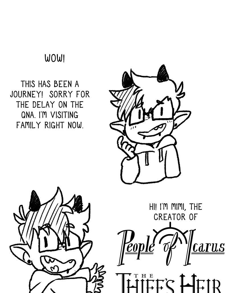 People of Icarus - Episode 121, Page 1: Afterwards and QNA
