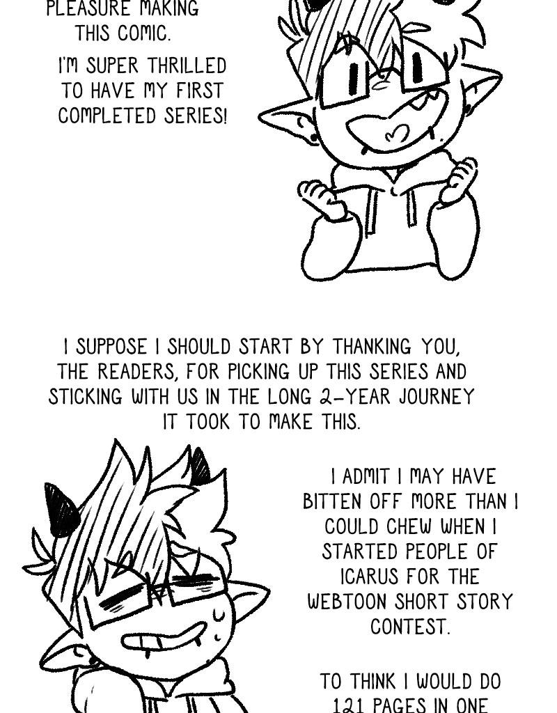 People of Icarus - Episode 121, Page 2: Afterwards and QNA