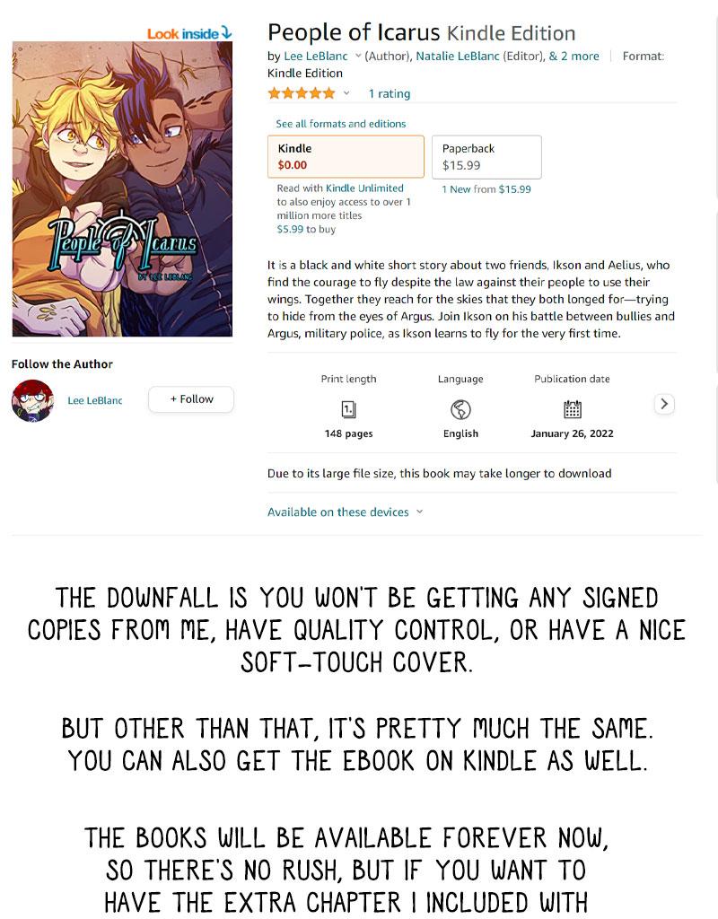 People of Icarus - Episode 121, Page 4: Afterwards and QNA