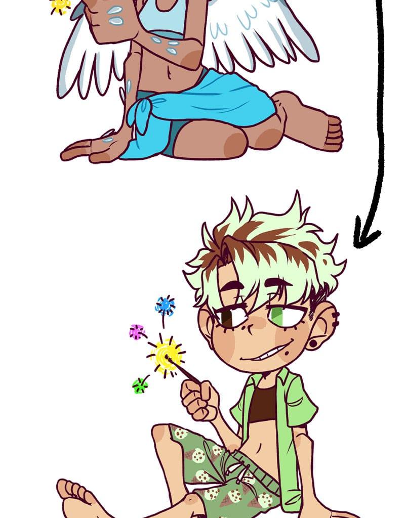 People of Icarus - Episode 121, Page 22: Afterwards and QNA