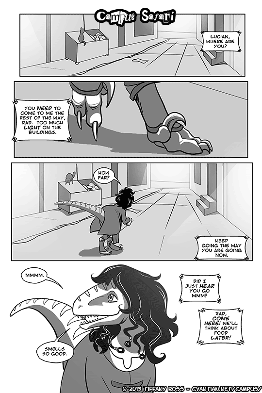 Campus Safari - Episode 40, Page 1: 2013-03-04-Campus-Safari-Chapter-3-Page-1