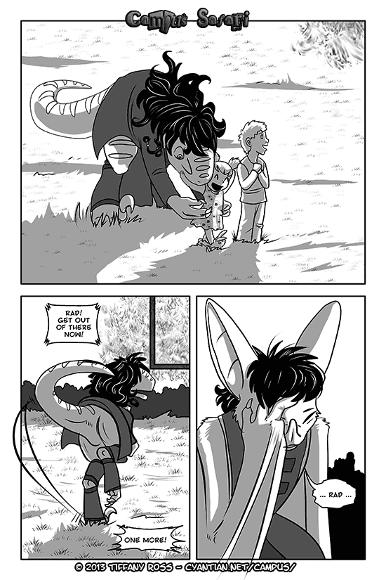 Campus Safari - Episode 64, Page 1: 2013-10-07-Campus-Safari-Chapter-4-Page-9