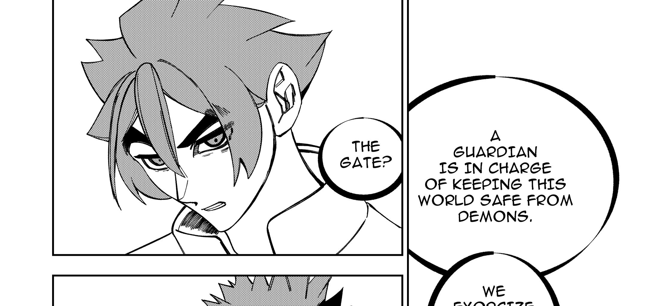 Death of a Crescent Moon - Episode 3, Page 4: Chapter 3: The Guard