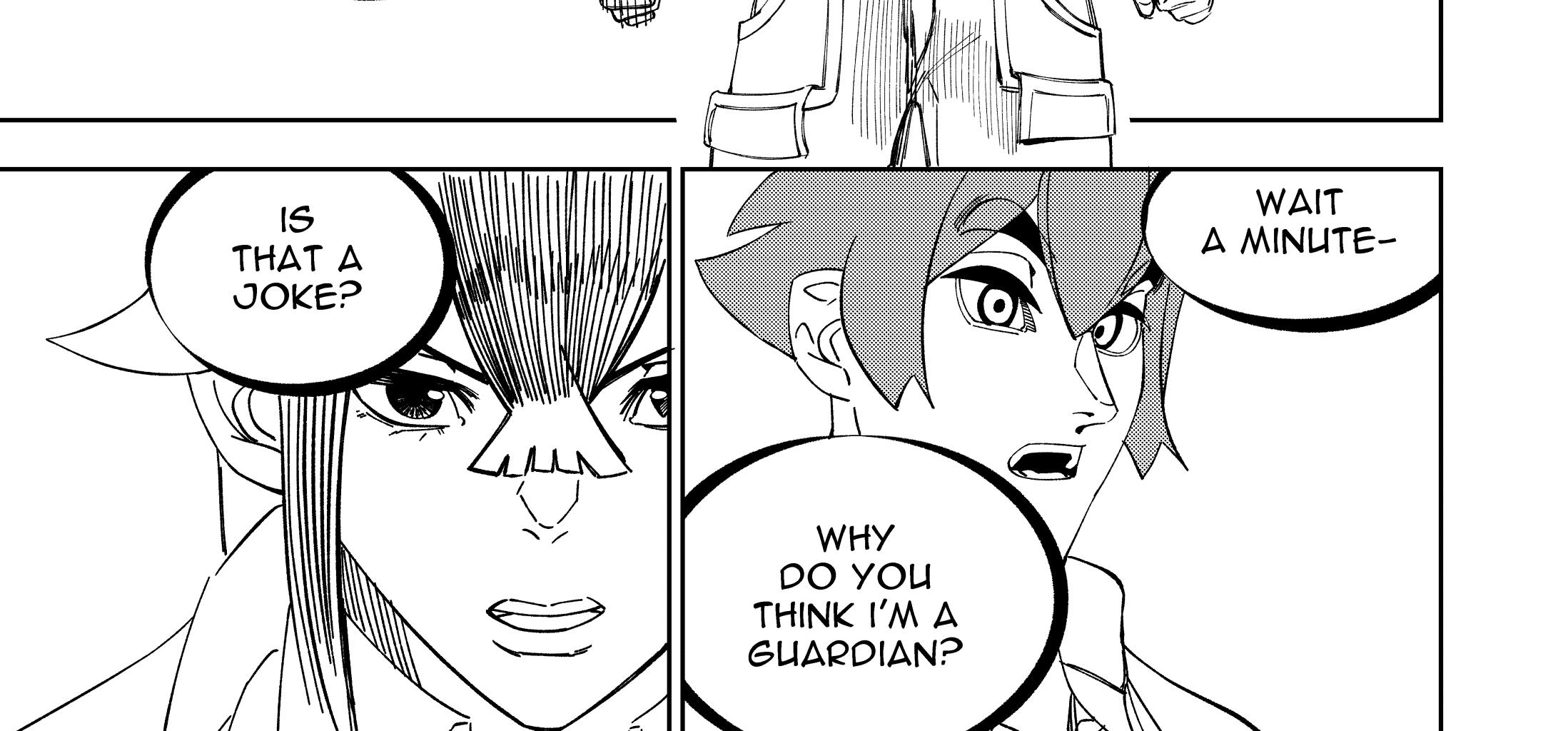 Death of a Crescent Moon - Episode 3, Page 9: Chapter 3: The Guard