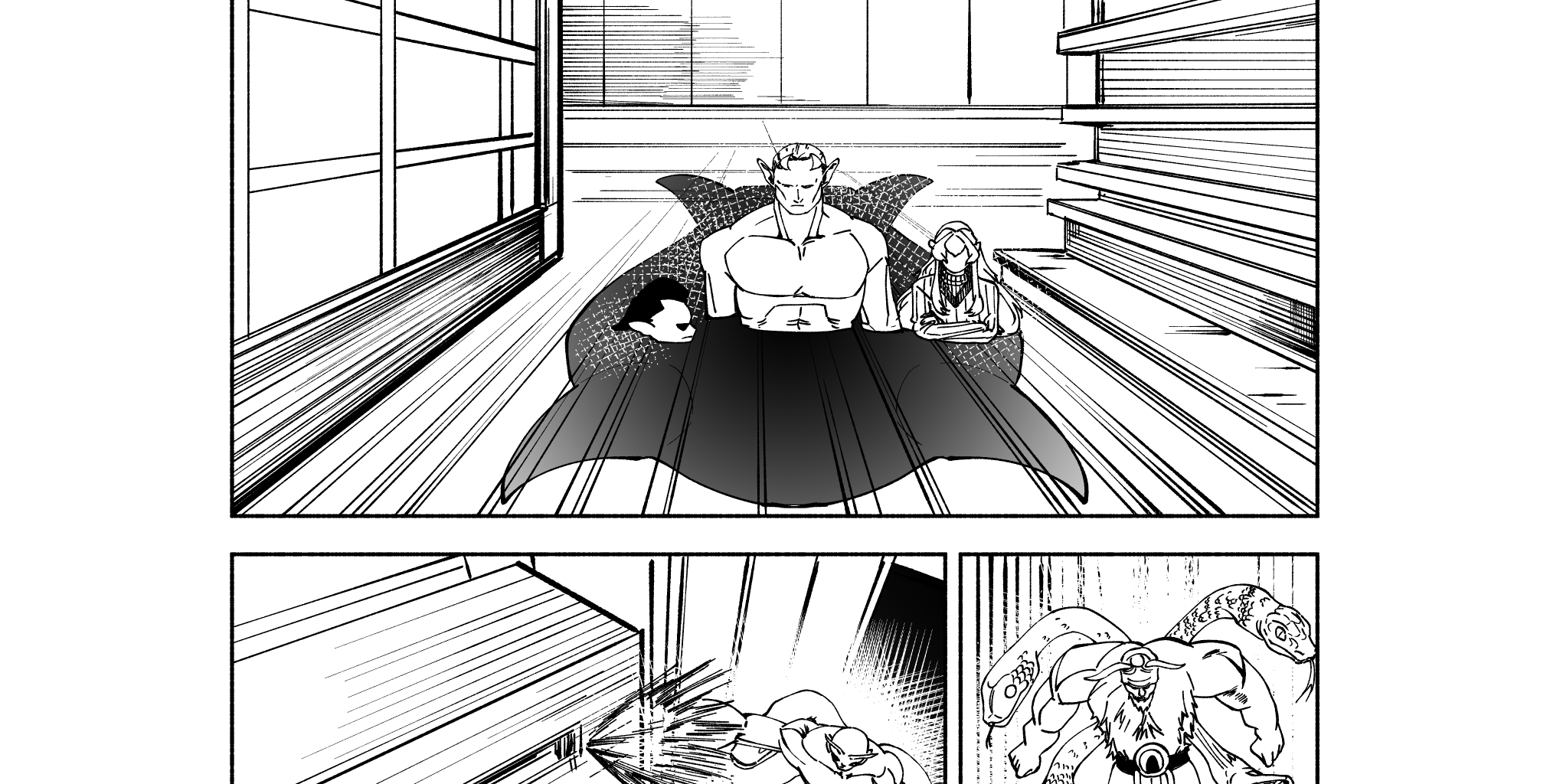 Death of a Crescent Moon - Episode 4, Page 10: Chapter 4: Forest Fire