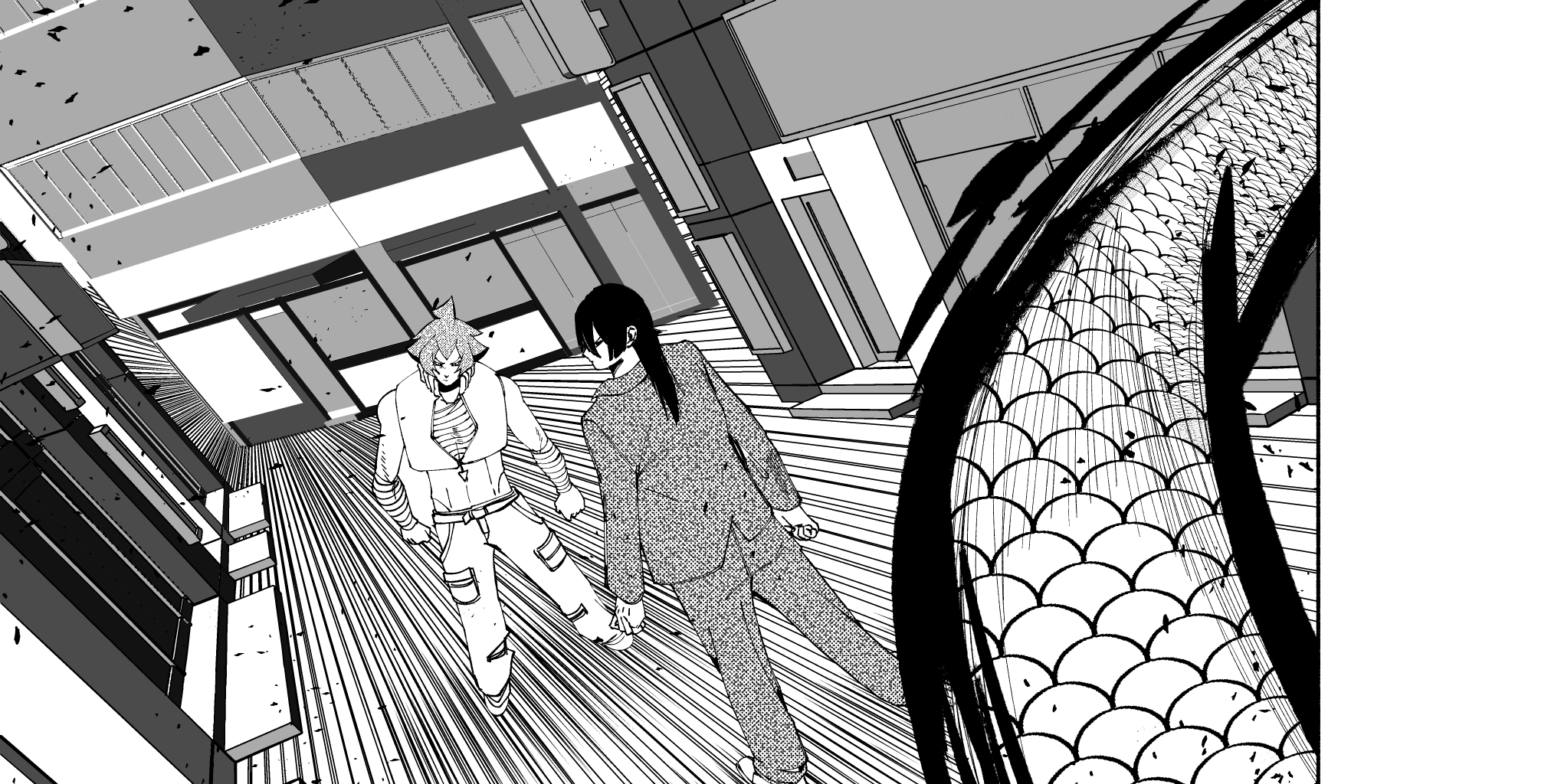 Death of a Crescent Moon - Episode 4, Page 16: Chapter 4: Forest Fire