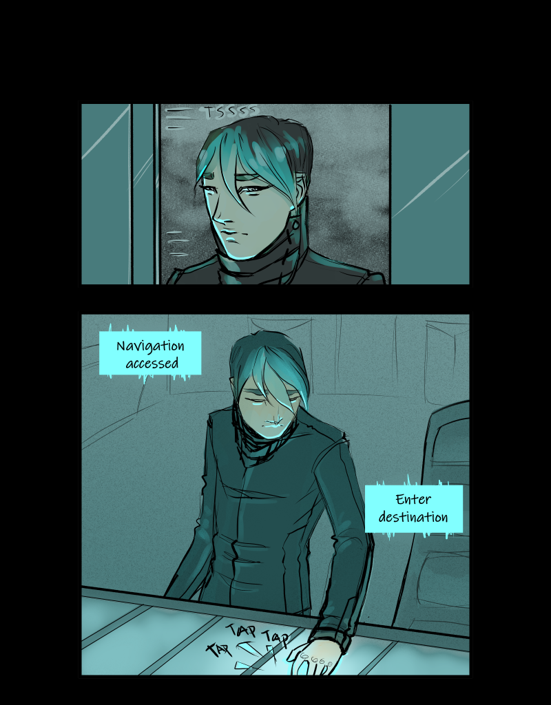 Black + Blue: Scar Tissue - Episode 1, Page 2: Part one: Merc