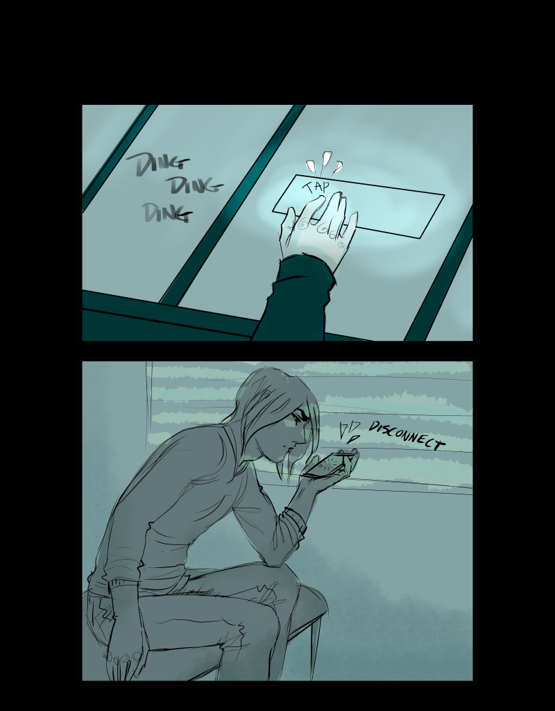 Black + Blue: Scar Tissue - Episode 1, Page 4: Part one: Merc