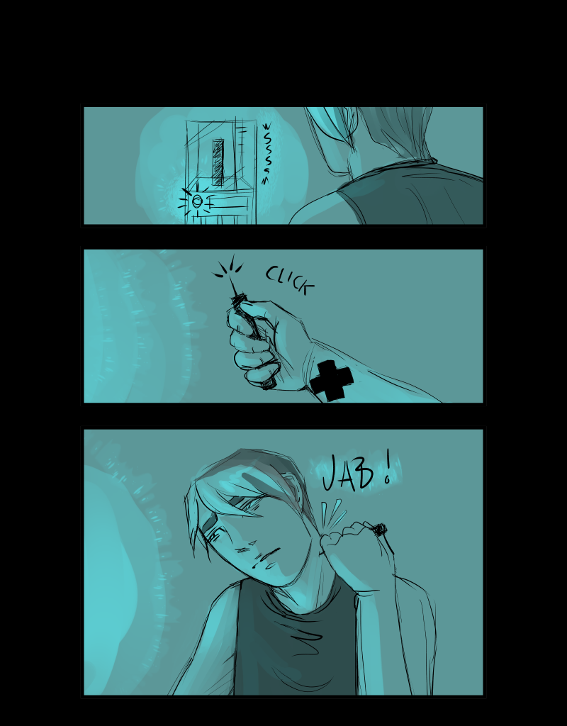 Black + Blue: Scar Tissue - Episode 1, Page 13: Part one: Merc