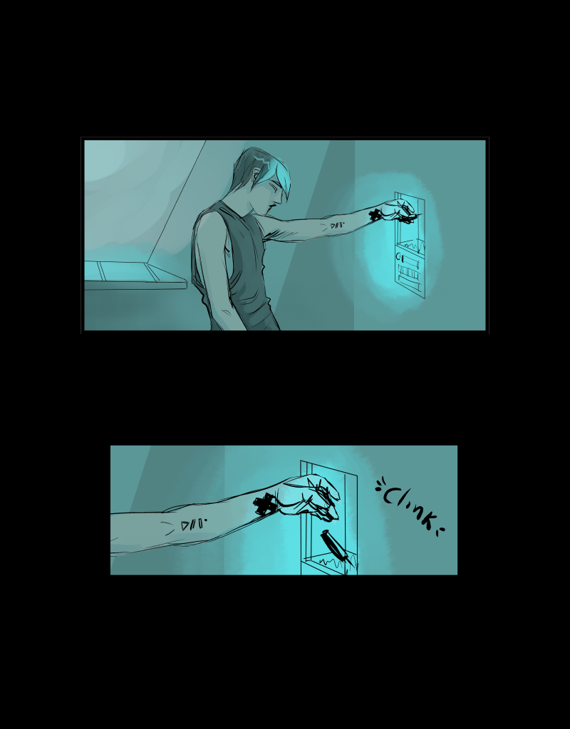 Black + Blue: Scar Tissue - Episode 1, Page 14: Part one: Merc