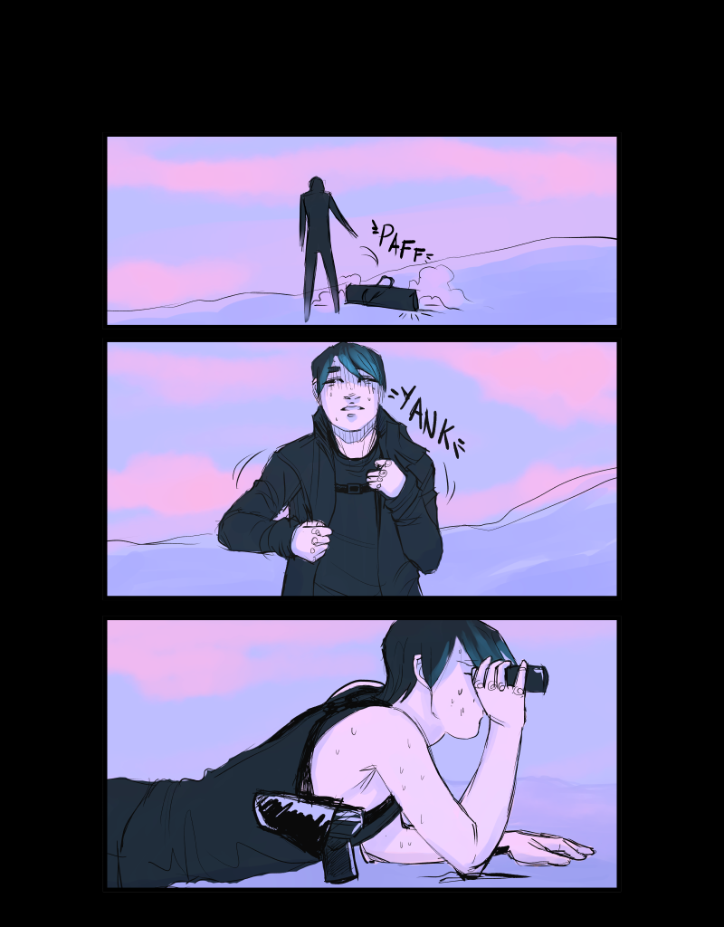 Black + Blue: Scar Tissue - Episode 1, Page 16: Part one: Merc