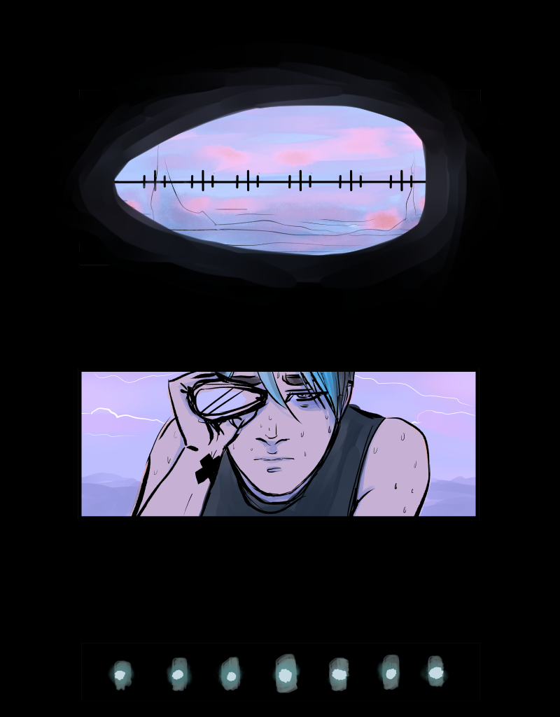 Black + Blue: Scar Tissue - Episode 1, Page 17: Part one: Merc