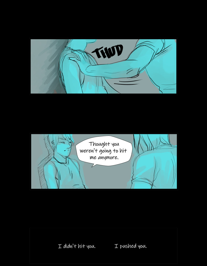 Black + Blue: Scar Tissue - Episode 1, Page 21: Part one: Merc