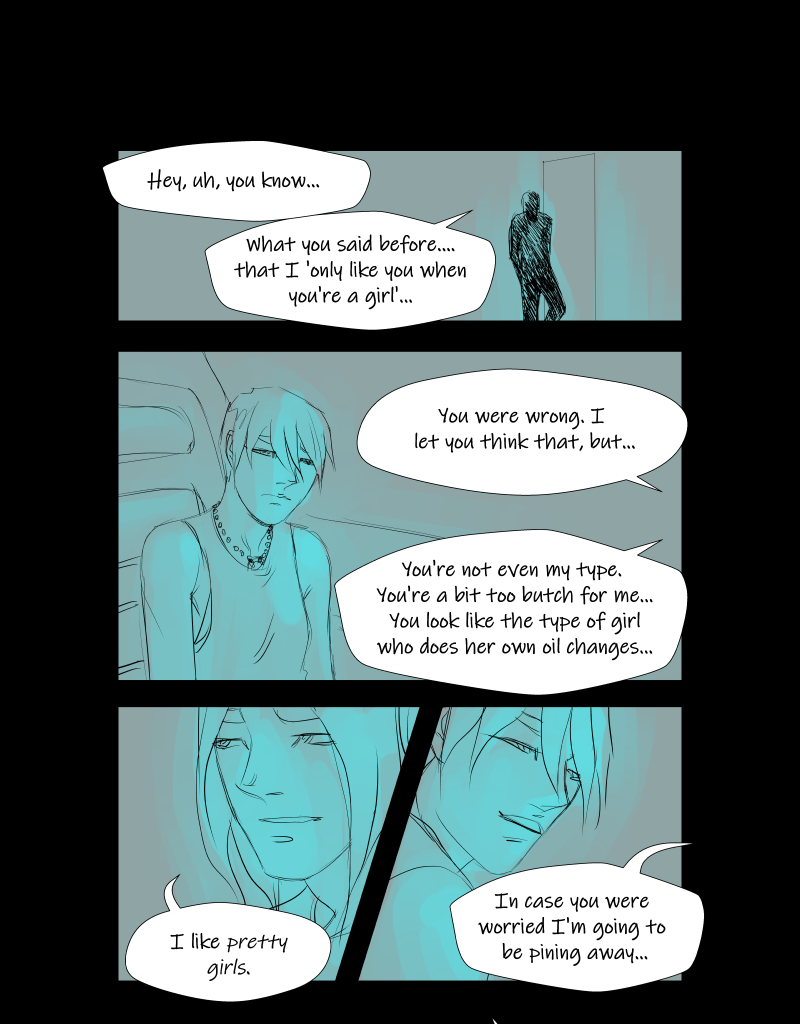 Black + Blue: Scar Tissue - Episode 2, Page 12: Part two: Dysphoria