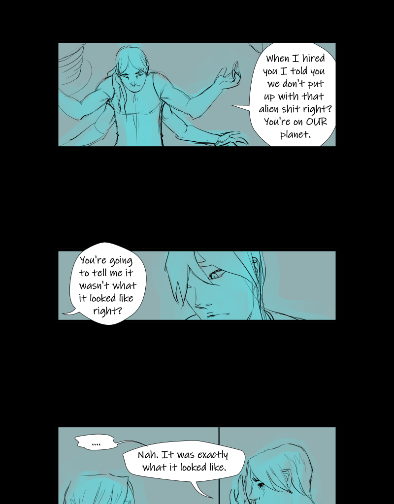 Black + Blue: Scar Tissue - Episode 3, Page 7: Part three: Another day another dollar