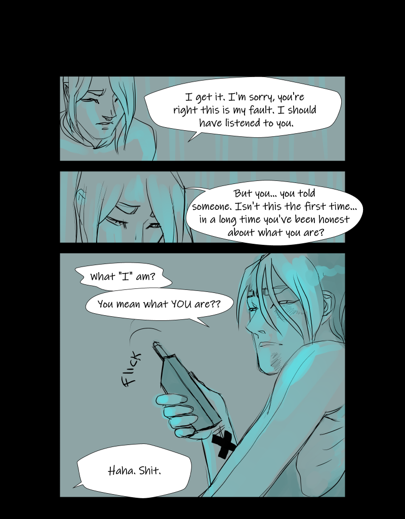 Black + Blue: Scar Tissue - Episode 4, Page 5: Part four: Black eyed