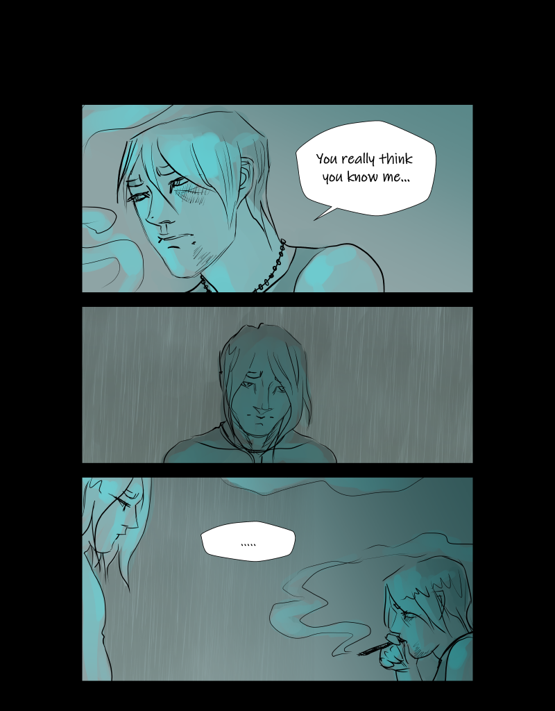 Black + Blue: Scar Tissue - Episode 4, Page 7: Part four: Black eyed