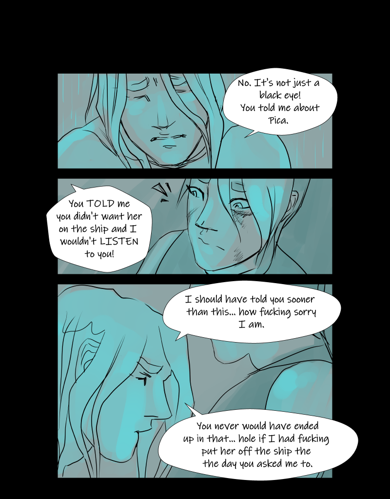 Black + Blue: Scar Tissue - Episode 4, Page 10: Part four: Black eyed