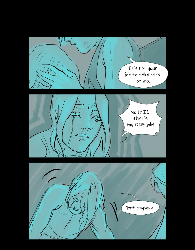 Black + Blue: Scar Tissue - Episode 4, Page 12: Part four: Black eyed