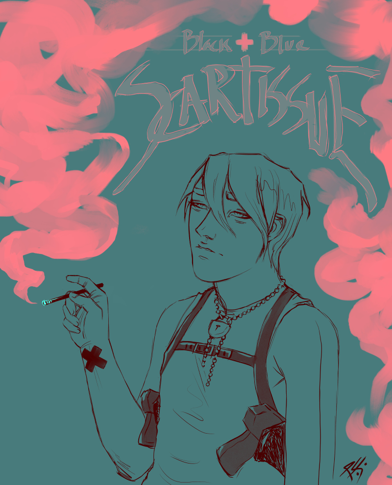 Black + Blue: Scar Tissue - Episode 5, Page 1: Part five: On the floor again