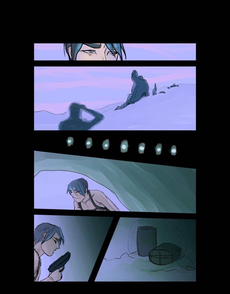 Black + Blue: Scar Tissue - Episode 5, Page 3: Part five: On the floor again