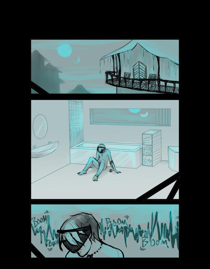Black + Blue: Scar Tissue - Episode 5, Page 5: Part five: On the floor again