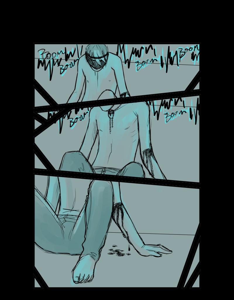 Black + Blue: Scar Tissue - Episode 5, Page 6: Part five: On the floor again