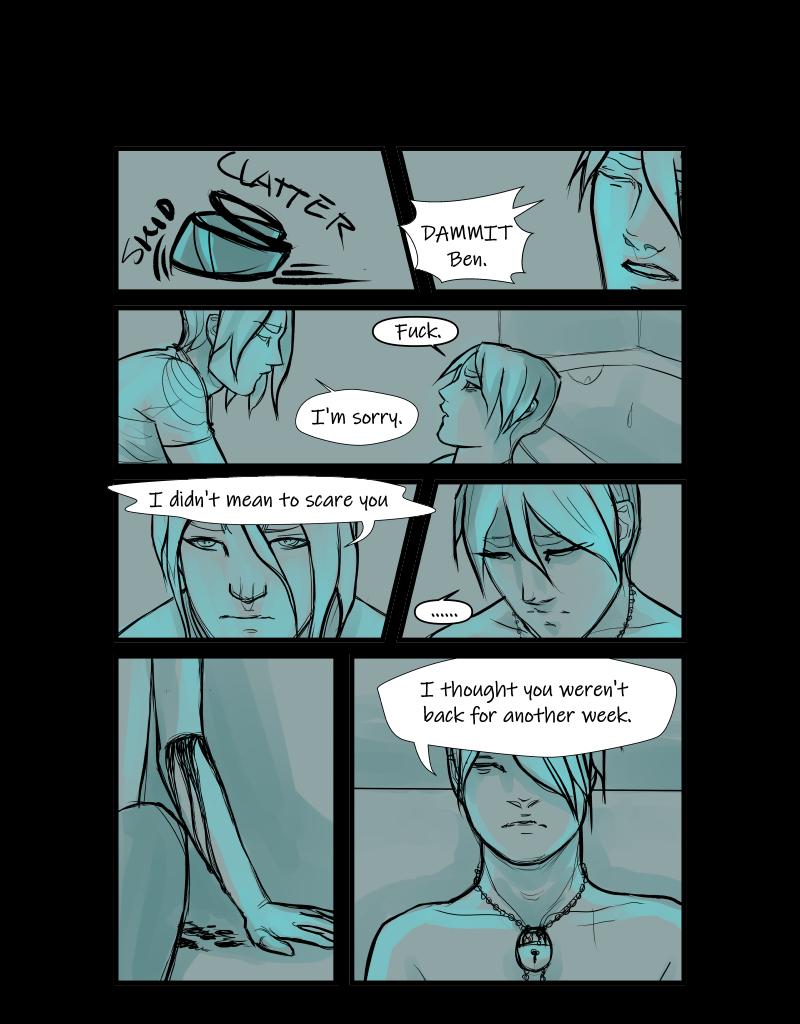 Black + Blue: Scar Tissue - Episode 5, Page 8: Part five: On the floor again