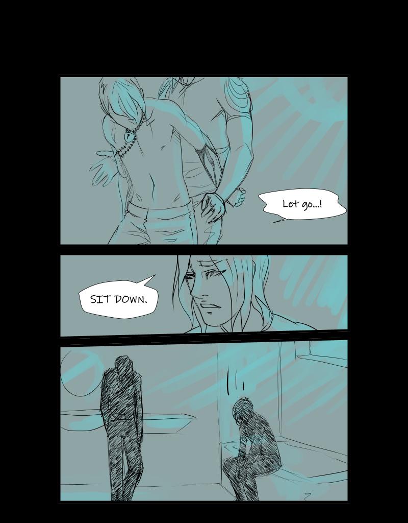 Black + Blue: Scar Tissue - Episode 5, Page 14: Part five: On the floor again