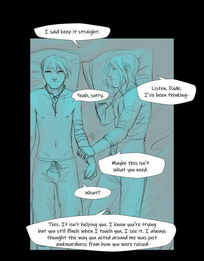 Black + Blue: Scar Tissue - Episode 6, Page 3: Platonic