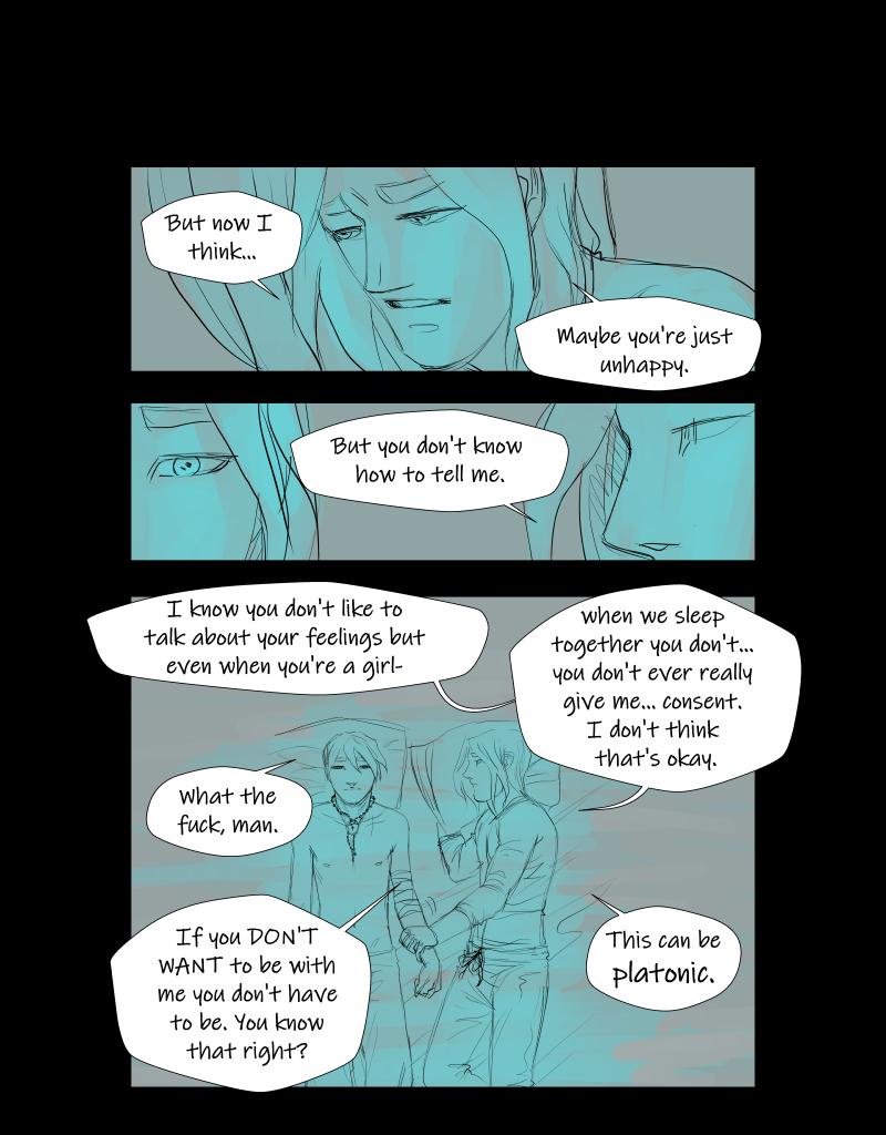Black + Blue: Scar Tissue - Episode 6, Page 4: Platonic