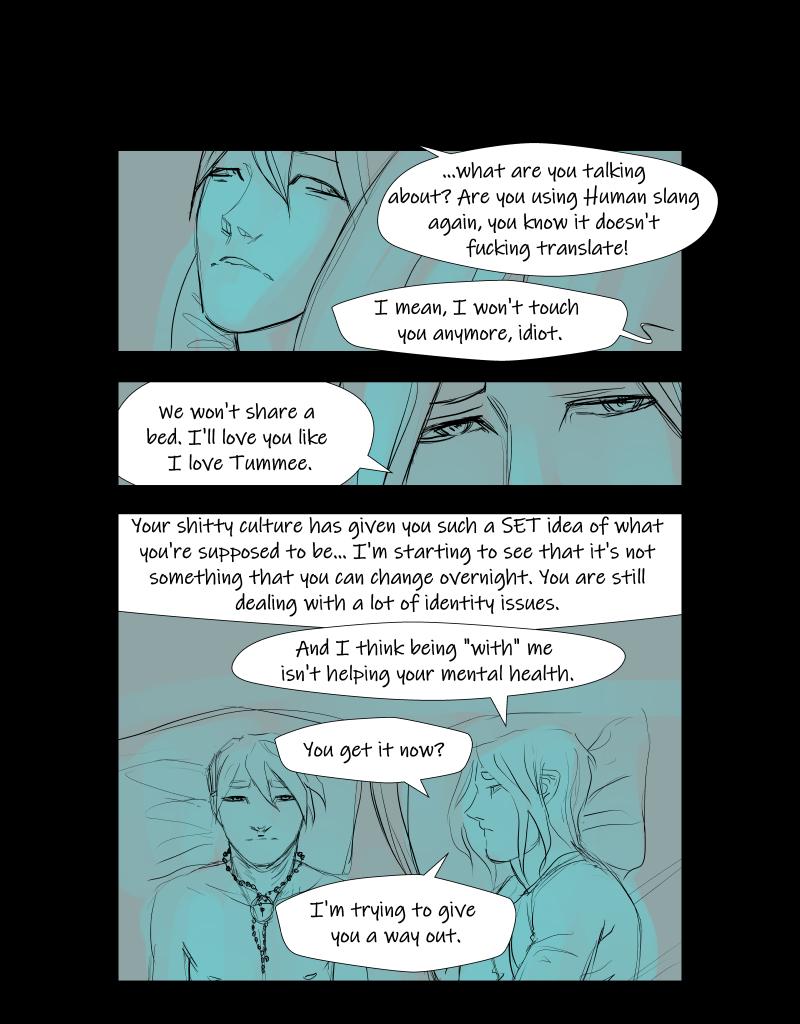 Black + Blue: Scar Tissue - Episode 6, Page 6: Platonic