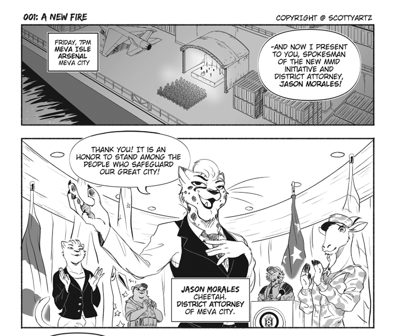 Ray Fox - Episode 5, Page 1: A New Fire 03