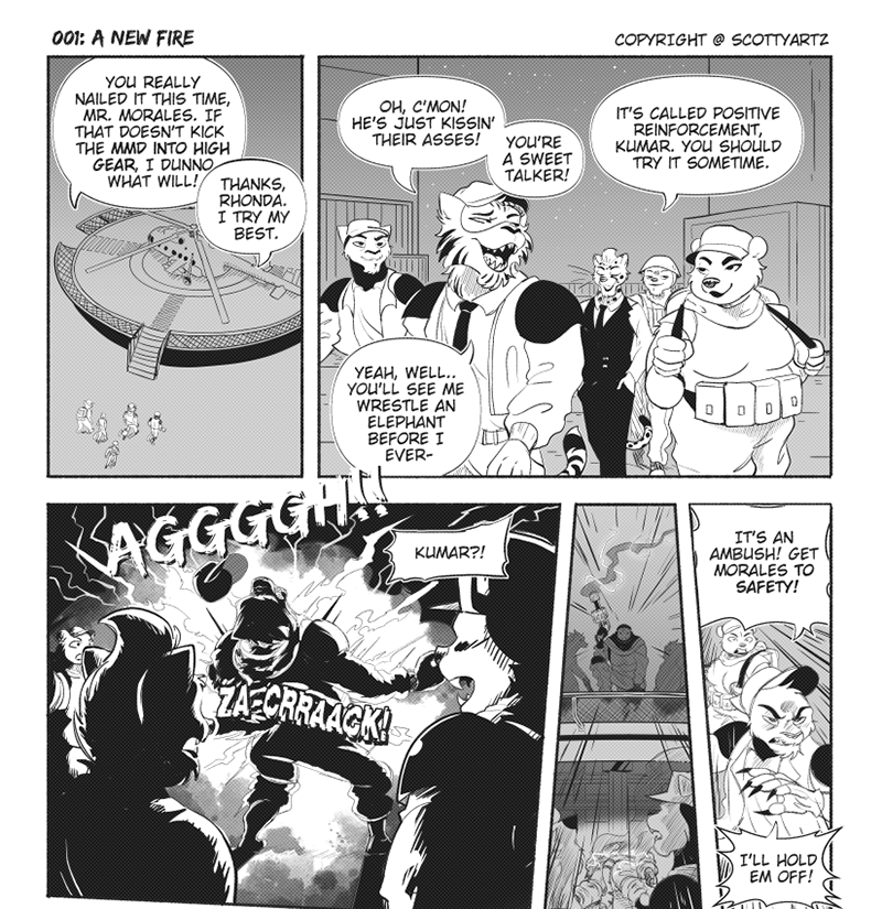 Ray Fox - Episode 6, Page 1: A New Fire 04