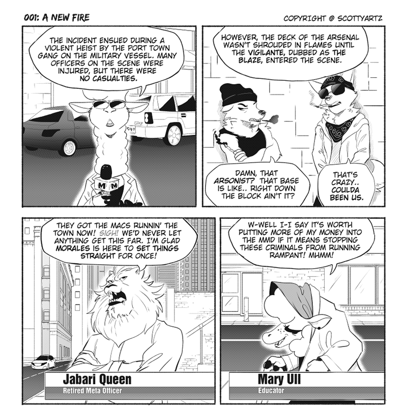 Ray Fox - Episode 16, Page 1: A New Fire 14
