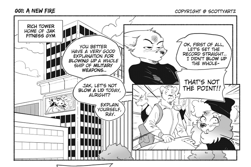 Ray Fox - Episode 17, Page 1: A New Fire 15