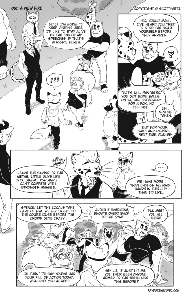 Ray Fox - Episode 37, Page 1: A New Fire 35