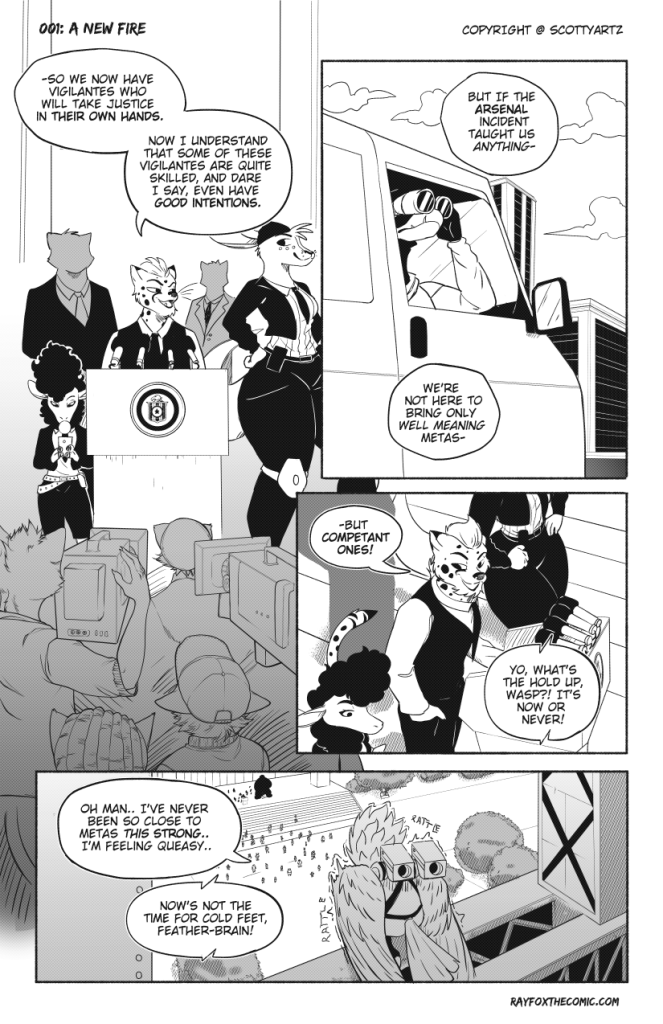 Ray Fox - Episode 39, Page 1: A New Fire 37