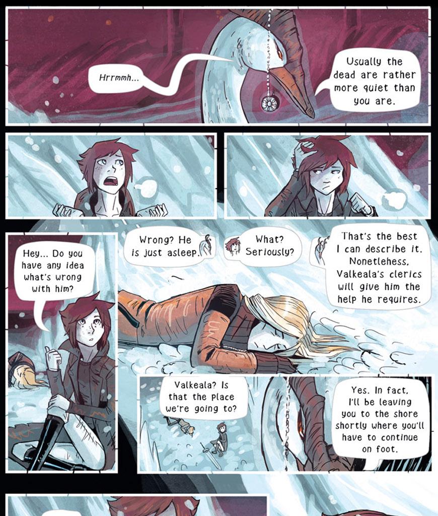Year In Hereafter - Episode 19, Page 6: The River of Tuonela: Part 11
