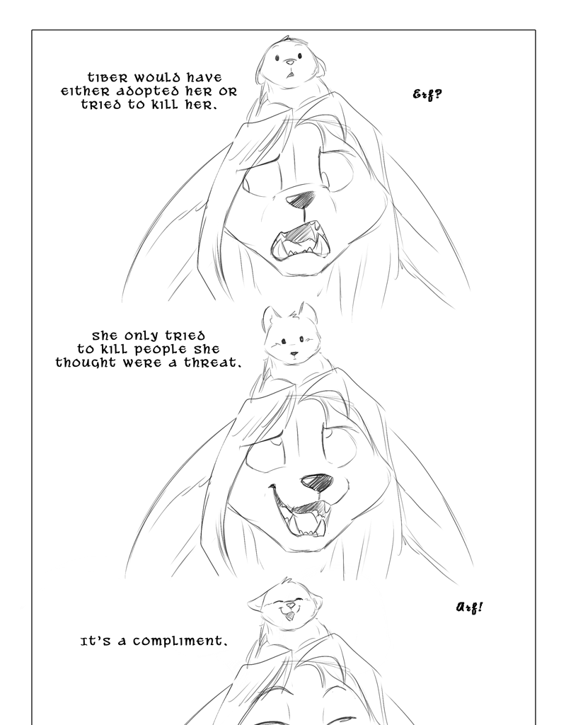 Isla Aukate - Episode 3454, Page 1: 98-Wolf Lessons12