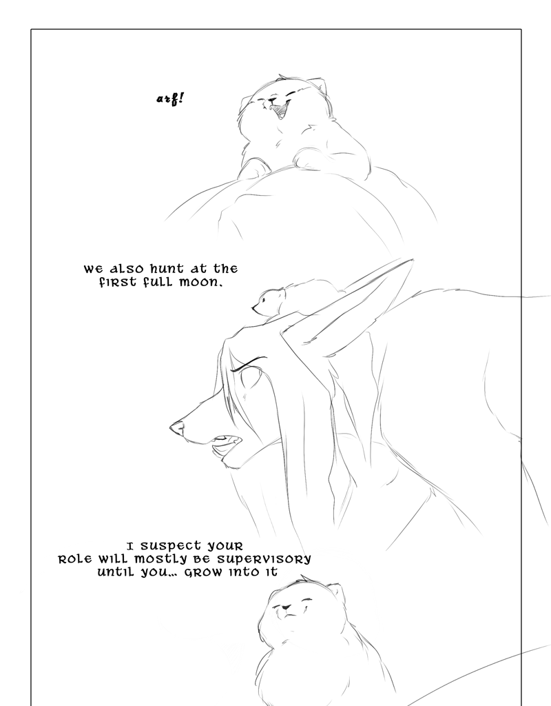 Isla Aukate - Episode 3464, Page 1: 98-Wolf Lessons22