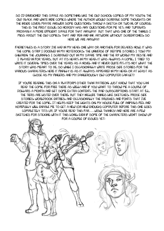 FaerieTales - Episode 2, Page 1: Issue1 inside cover