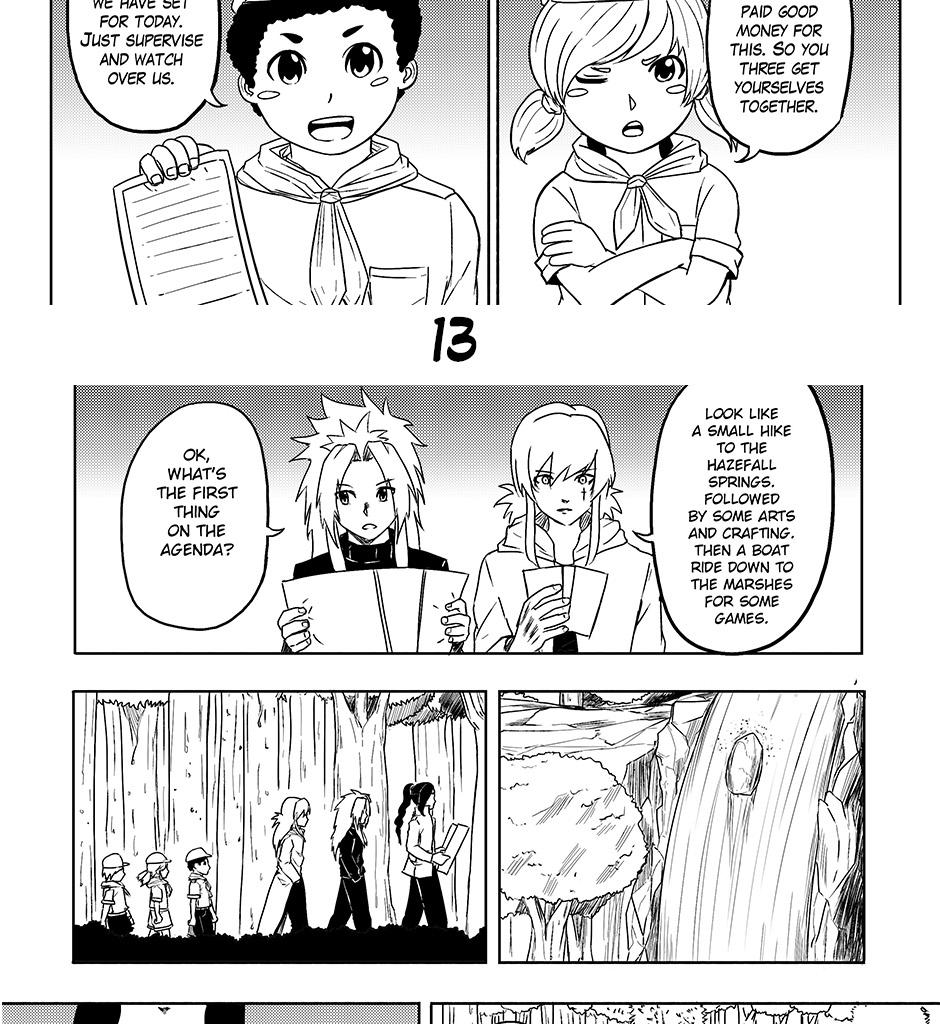 Moontachi Gaiden - Episode 14, Page 3: Ch-4: Spring Breeze: Creature of the Bottom Well (Part 2)