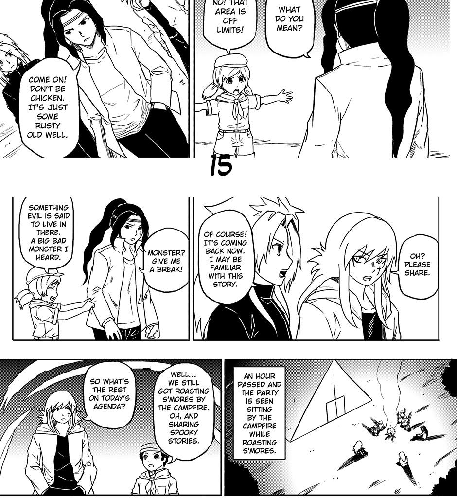 Moontachi Gaiden - Episode 14, Page 4: Ch-4: Spring Breeze: Creature of the Bottom Well (Part 2)