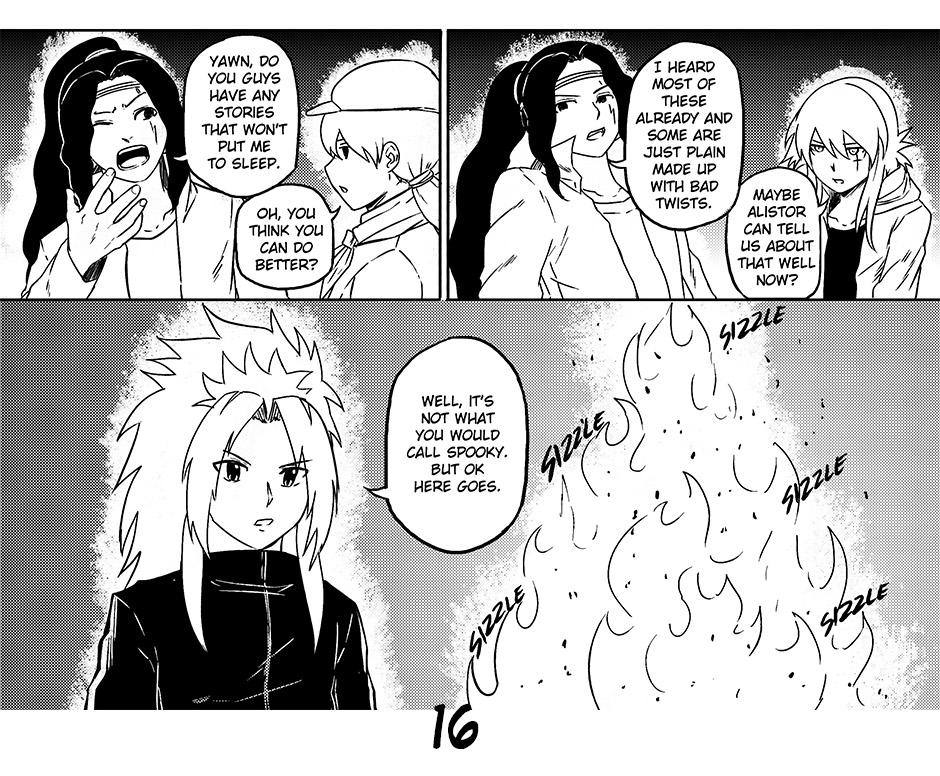 Moontachi Gaiden - Episode 14, Page 4: Ch-4: Spring Breeze: Creature of the Bottom Well (Part 2)
